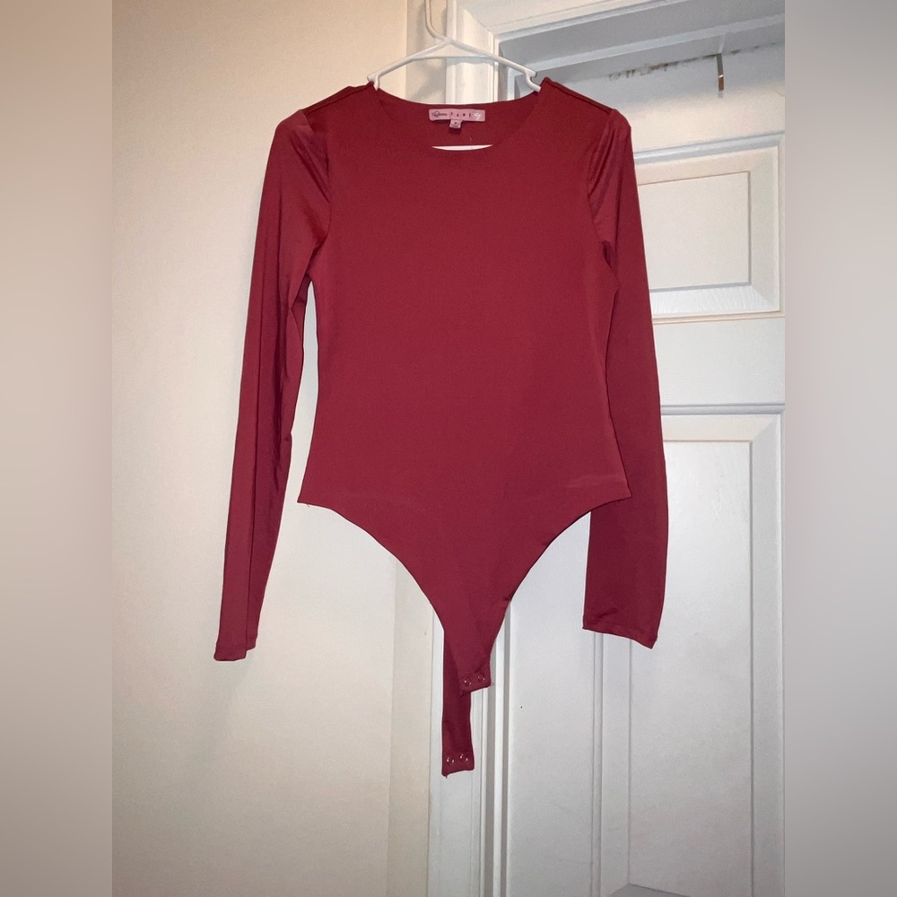 NWT Crave Fame L/S Body Suit - Rose Berry - Sz Medium